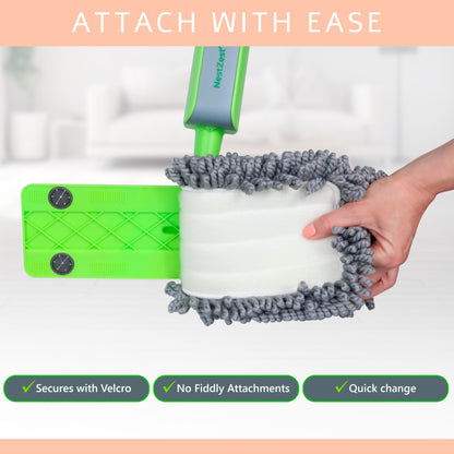 Nest Zest Spray Mop Replacement Fluffy Microfibre Pad 1 PACK.